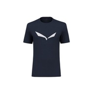 Salewa SOLIDLOGO DRY Premium navy melange koszulka męska XL