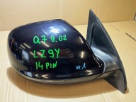 AUDI Q7 4L mirror right 14 PIN LZ9Y UK