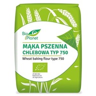 PROMOCJA! Mąka pszenna chlebowa typ 750,BIO 1kg, Bio Planet