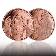 20 € 250. rocznica Papieskiego Uniwersytetu Laterańskiego, Miedziana Moneta