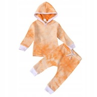 Dievčenský set Mikina s kapucňou Tie-Dye 0-24M D