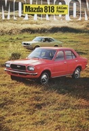 Mazda 818 - prospekt folder reklamowy