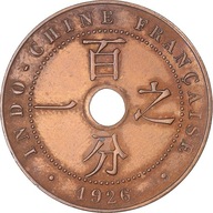 Moneta, FRANCUSKIE INDOCHINY, Cent, 1926, Paris, V