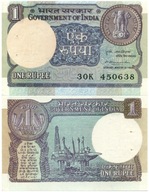 INDIE 1 RUPII 1981 P-78b UNC