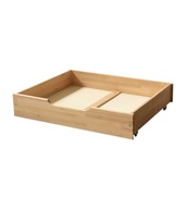 Podwójne szuflady pod łóżko – 200x90cm - Drewno