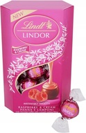 Lindt Lindor Raspberry Pralinki Malinowe Czekoladowe Malina Praliny 200g