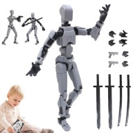 3D TLAČ VIACKĹBOVÁ POHYBLIVÁ FIGURKA MODEL NA ZOSTAVENIE DIY DARČEK