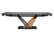 Rozkladací stôl GENESIS čierna/jaseň 180(240)x90cm