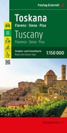 TOSKANIA FLORENCJA mapa samochodowa 1:150 000 FREYTAG & BERNDT 2023