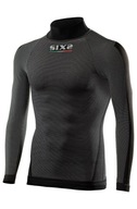 SIXS TS3 tričko s dlhým rukávom a stojačikom carbon čierne 3XL/4XL