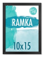 Ramka na zdjęcia 10x15 A6 ramka 10x15 ramki na zdjęcie czarna MDF foto rama