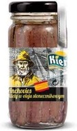 Filety Anchovies Anchois v oleji 98g Kier ryby v pohári