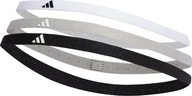 OPASKI NA WŁOSY ADIDAS HAIRBAND 3 SZT. BIAŁA, SZARA, r Dorośli M/L