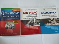 3x Opracowania LEKTUR 1-4 JAK PISAĆ Gramatyka GREG