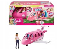Mattel Barbie Wielki Samolot + Lalka Pilotka GJB33