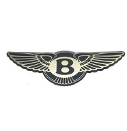 Naklejka Emblemat BENTLEY złota 70x22mm