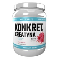 KONKRET Kreatyna 500g Monohydrat MALINOWY