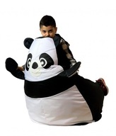 Sedací vak sako PANDA čierny-biely XL 130x90