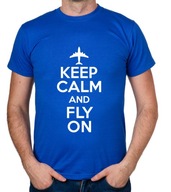 koszulka KEEP CALM AND FLY ON prezent