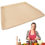 XXL NAGY FA ASZTAL TÖMÖR BÜKK 70x51CM RANT 3CM Magas Rant