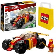 KLOCKI LEGO NINJAGO 71780 SAMOCHÓD WYŚCIGOWY NINJA KAIA FIGURKI +TORBA LEGO