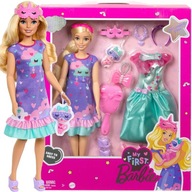 Barbie Moja Pierwsza Lalka Barbie Zestaw Lalka 34 cm. + akcesoria HMM66