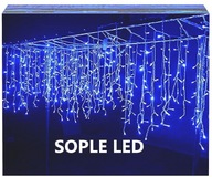 JÉGCSAP KARÁCSONYFA LÁMPA ERŐS FÉNYFÜGGÖNY 300 LED KÉK