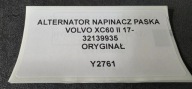 alternátor španovákem VOLVO XC60 II 17- originál 32139935