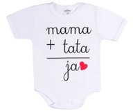 Body krótki rękaw MAMA TATA JA - r. 68