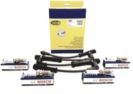 Sada zapaľovacích káblov Magneti Marelli 941319170098 + 4× Zapaľovacia sviečka Bosch 0 242 135 515