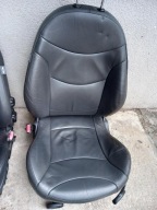 MINI COOPER CABRIO R52 Sièges Siège cuir occasion Noir Chauffé KOMPLET OEM