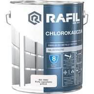 RAFIL Chlorokauczuk biały sygnałowy RAL9003 10 L