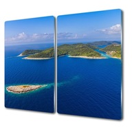 Szklana deska do krojenia Wyspa Chorwacja 2x30x52