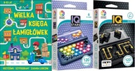 Wielka księga łamigłówek + Smart Games IQ Stars + Smart Games IQ Circuit