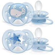 Avent ortodontyczny SMOCZEK ultra soft 6-18m 2szt.