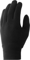 Rękawiczki polarowe 4F AW23AGLOU046 - czarne XS