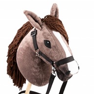 Hobby horse Skippi gniady koń kiju duży A3 kantar