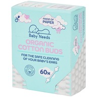 Patyczki higieniczne z bawełny organicznej kosmetyczne dla dzieci niemowląt