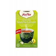 YOGI TEA Zielona matcha cytrynowa, 17 saszetek