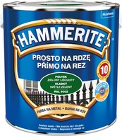 HAMMERITE NA HRDZU 2,5L ZELENÝ LISTNATÝ LESK