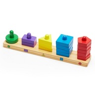 Sorter kolorów kształtów klocki Melissa & Doug