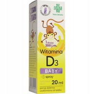 VITAMIN D3 BABY SPRAY 20ml SPRÁVNY RAST A VÝVOJ KOSTÍ X