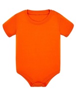 Dojčenské body s krátkym rukávom orange veľ. 12M