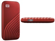 Dysk przenośny WD MyPassport SSD 2TB RED 1050MB/s odczyt 1000MB/s zapis