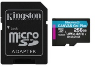 Pamäťová karta microSD Canvas Go! Plus Kingston 256GB