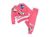 Piękny komplet dres 92-98 2-3 joggersy MINNIE MOUSE bawełna piękne kolory