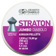 Śrut do wiatrówek JSB Straton 1,03 grama kal. 5,5 mm 250 sztuk