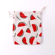 Japanese Style Cotton Linen Drawstring Bag Christmas Gift Candy Tea Jewelry