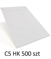 Koperty Papierowe Białe C5 500szt Samoklejące HK