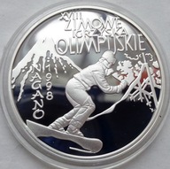 10 złotych - XVIII Zimowe Igrzyska Olimpijskie - Nagano - 1998